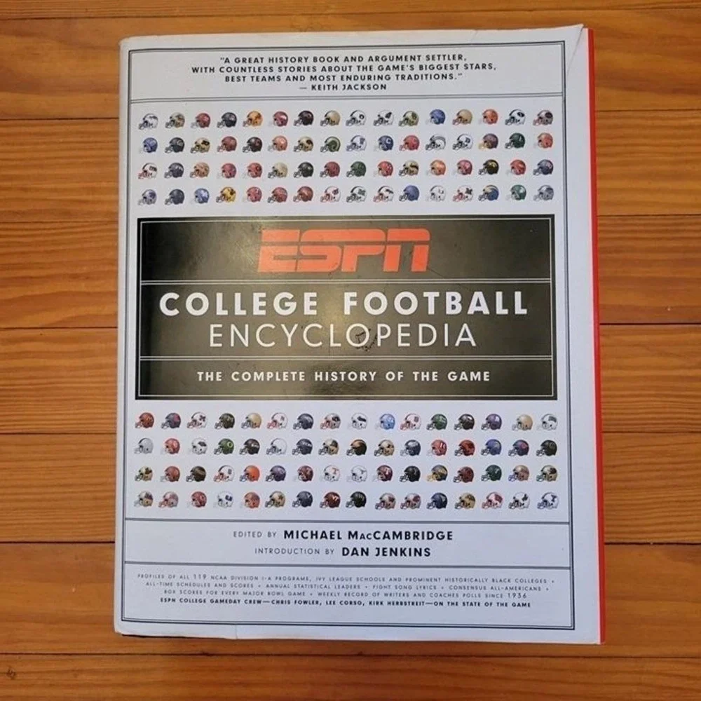 ESPN College Football Encyclopedia 2005 NCAA Historical Book Gift Decor Staging